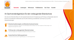 Desktop Screenshot of brandschutzbuero.de