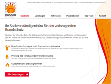 Tablet Screenshot of brandschutzbuero.de